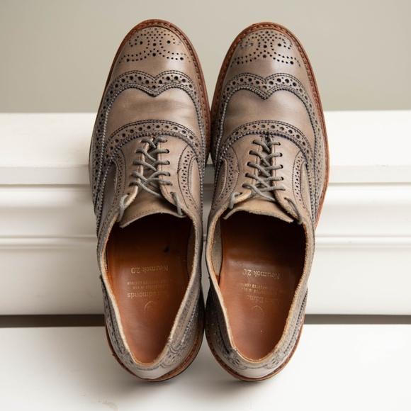 Classic Gray Brogue Men\'s Shoes main image 5
